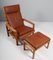 Lounge Chair with Ottoman by Henry Schubell for Madsen & Schubell, 1960s, Set of 2 2