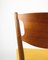 Danish Teak & Yellow Fabric Dining Chairs, 1960, Set of 4, Image 6