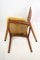 Dänische Esszimmerstühle aus Teak & Gelbem Stoff, 1960, 4er Set 8