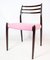 Mahogany Model 78 Dining Chairs attributed to N.O Møller, 1960, Set of 8, Image 2