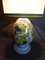 Antique White and Green Table Lamp, Image 2