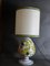 Antique White and Green Table Lamp, Image 4