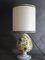 Antique White and Green Table Lamp 1