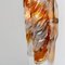 Murano Clear and Orange Glass Wall Lights, 1970s, Set of 2 13