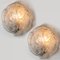 Clear Glass Leaf Wall Sconces,1970, Set of 2, Image 4