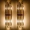 Murano Glass and Gilt Brass Sconce in the style of Venini, 1960s 14