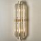 Murano Glass and Gilt Brass Sconce in the style of Venini, 1960s 11