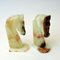 Vintage Handacarved Onyx Horseheads Bookends, Italy, 1970s, Set of 2 8