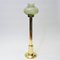 Norwegian Odel Brass Candleholder with Green Shade, 1960s, Image 2