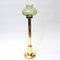 Norwegian Odel Brass Candleholder with Green Shade, 1960s, Image 6