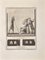 Nicola Billy, antico affresco romano, acquaforte, XVIII secolo, Immagine 1