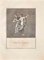 Guglielmo Morghen, antico affresco romano, acquaforte originale, XVIII secolo, Immagine 1