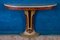 Table Console Ovale Art Déco, Italie, 1940s 2