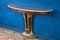 Table Console Ovale Art Déco, Italie, 1940s 3