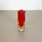 Large Red Murano Glass Sommerso Vase attributed to Flavio Poli, Italy, 1970s, Image 3