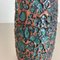 Crusty Fat Lava Multi-Color Vase from Scheurich, Germany, 1970s 11