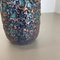 Crusty Fat Lava Multi-Color Vase from Scheurich, Germany, 1970s 15