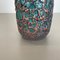 Crusty Fat Lava Multi-Color Vase from Scheurich, Germany, 1970s 9