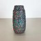 Crusty Fat Lava Multi-Color Vase von Scheurich, Deutschland, 1970er 5