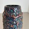 Crusty Fat Lava Multi-Color Vase from Scheurich, Germany, 1970s 17