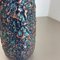 Crusty Fat Lava Multi-Color Vase from Scheurich, Germany, 1970s 14
