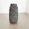 Crusty Fat Lava Multi-Color Vase from Scheurich, Germany, 1970s, Image 3