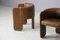 Dinette Chairs by Luigi Massoni for Poltrona Frau, 1980, Set of 2 12