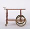 Mid-Century Italian Mahogany and Brass Serving Bar Cart, 1960s, Image 14