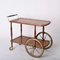 Italienischer Mid-Century Servierwagen aus Mahagoni & Messing, 1960er 10