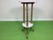 Tall Empire Style Side Table with Round Marble Tops, 1900s 1