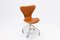 Cognac Leather First Series 3117 Desk Swivel Chair by Arne Jacobsen for Fritz Hansen, 1960 4