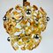 Mid-Century Amber Murano Chandelier from Mazzega, Italy, 1970s 1