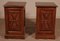 19th Century Pedestal / Bedside Tables in Walnut, Spain, Set of 2, Image 7