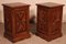 19th Century Pedestal / Bedside Tables in Walnut, Spain, Set of 2 4