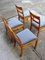 Art Deco Dining Chairs, 1940s, Set of 4 2