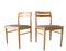 Model 382 Dining Chairs in Oak by H.W. Klein for Bramin, 1960s, Set of 6 1