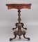 19th Century Burr Walnut Card Table 8