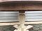 Tavolino da caffè rotondo impiallacciato in quercia, anni '70, Immagine 14
