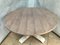 Round Oak Veneer Coffee Table, 1970s 18