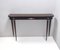 Vintage Ebonized Beech Console Table with Glass Top attributed to Paolo Buffa, Italy, 1950s 5