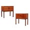 Danish Model 384 Nightstands in Teak by Aksel Kjersgaard for Odder, 1950s, Set of 2 1