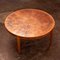 Round Etched Copper Coffee Table, 1970s 1