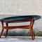 Living Room Table with Green Marble Top, 1950s 2