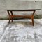 Living Room Table with Green Marble Top, 1950s 3