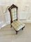 Antique Victorian Carved Walnut Ladies Chair, 1860s 2