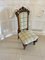 Antique Victorian Carved Walnut Ladies Chair, 1860s, Image 1