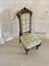 Chaise Victorienne Antique en Noyer Sculpté, 1860s 1