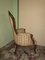 Antiker italienischer Armlehnstuhl aus Nussholz 5