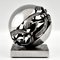 Art Deco Wrought Iron Mistletoe Paperweight by Edgar Brandt, France, 1921, Image 5