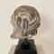 Baroque Gray Sandstone Head of a Woman on a Black Base, 1780s, Image 14